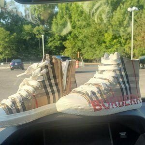Burberry Canvas high top
